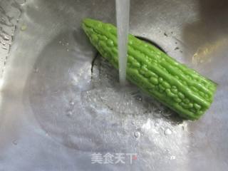 苦瓜鸡刨豆腐的做法步骤：5