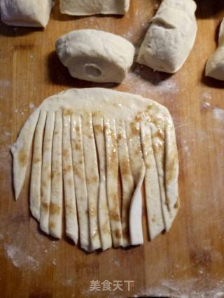 盘丝发面饼的做法步骤：5