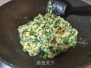 韭菜煎蛋的做法步骤：6