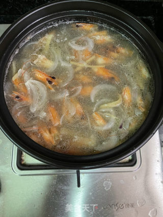 鲜虾粉丝煲的做法步骤：7