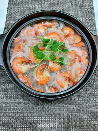 鲜虾粉丝煲的做法步骤：11