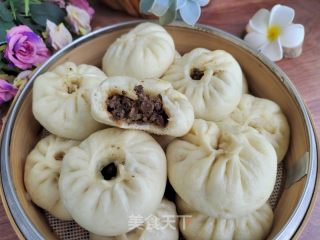 梅干菜鲜肉包的做法步骤：18