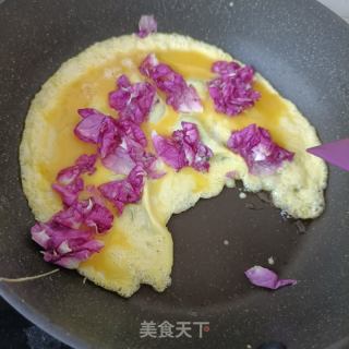 玫瑰花炒蛋的做法步骤：9