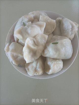 韭菜油条碎水饺的做法步骤：16