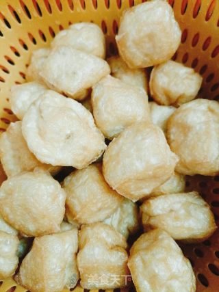 油豆腐塞肉的做法步骤：2