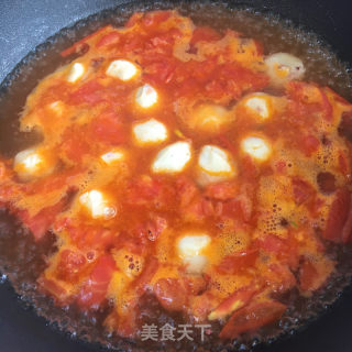 西红柿鱼丸汤的做法步骤：5