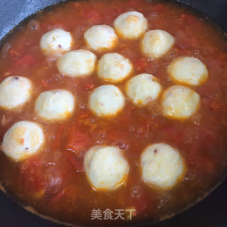 西红柿鱼丸汤的做法步骤：6