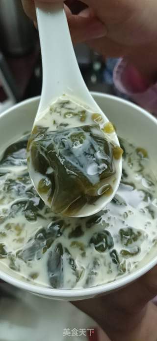 艾草凉粉的做法