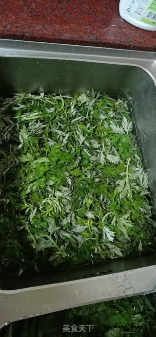 艾草凉粉的做法步骤：1