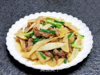 仔姜炒肉片的做法步骤：12