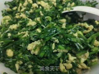 韭菜鸡蛋馅包子的做法步骤：1