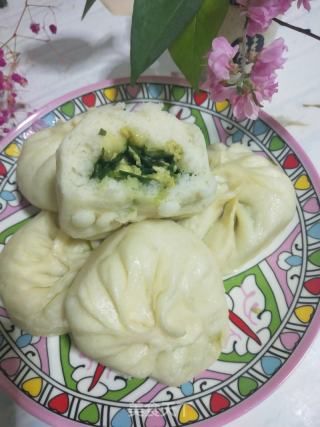 韭菜鸡蛋馅包子的做法步骤：8