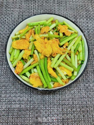蒜苔炒鸡蛋的做法步骤：11