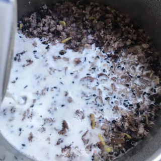 奶香五黑燕麦粥的做法步骤：6