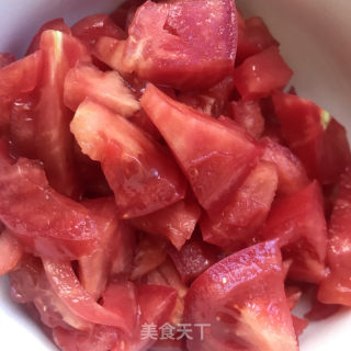 番茄鸡蛋拌菠菜面的做法步骤：3