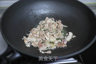 鲜香脆嫩的肉片炒笋椒的做法步骤：4