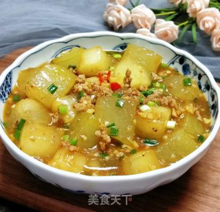 肉末焖冬瓜的做法
