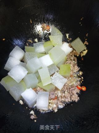 肉末焖冬瓜的做法步骤：7