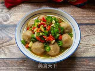 青红椒烩撒尿牛丸的做法步骤：12