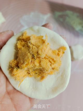 肉松发面饼的做法步骤：6