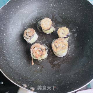 茄子肉卷的做法步骤：6