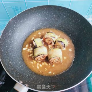 茄子肉卷的做法步骤：9