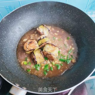 茄子肉卷的做法步骤：10