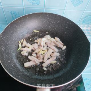 蒜薹炒肉的做法步骤：5