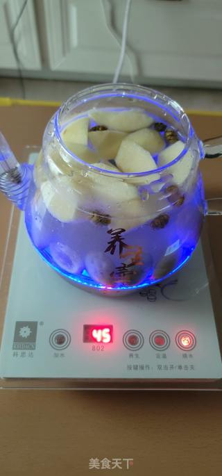 青橄榄石斛苹果饮的做法步骤：3