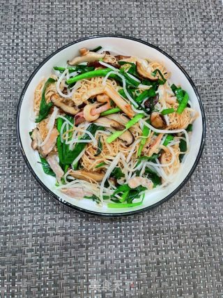 炒咸面线的做法步骤：16