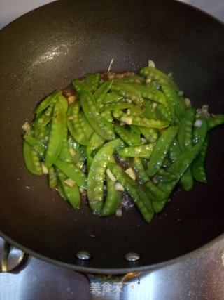 蚝油荷兰豆的做法步骤：6