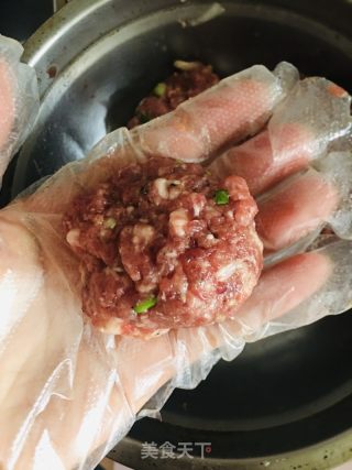 黑胡椒牛肉饼的做法步骤：7