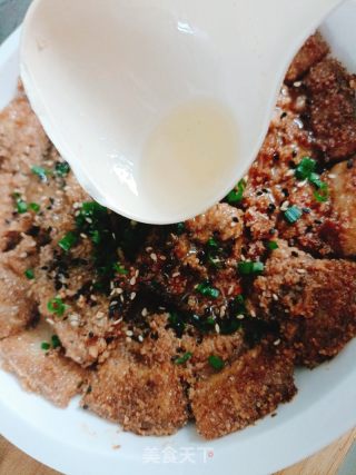 清蒸米粉肉的做法步骤：5