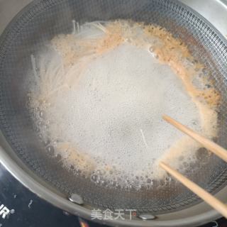 金针菇莴苣叶拌虾仁的做法步骤：8
