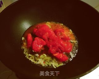 番茄青椒炒豆腐的做法步骤：4