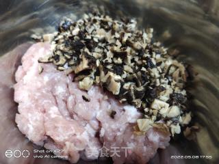 白菜肉末香菇生煎包的做法步骤：2