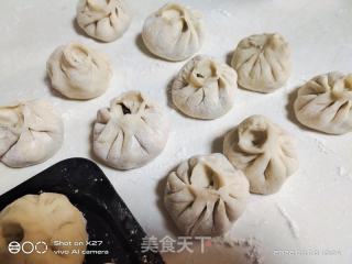 白菜肉末香菇生煎包的做法步骤：11