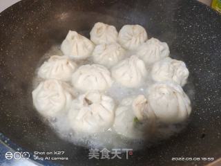 白菜肉末香菇生煎包的做法步骤：14