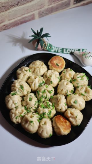 白菜肉末香菇生煎包的做法步骤：20