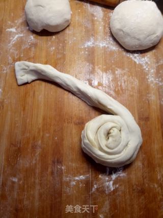 酥脆盘丝饼的做法步骤：5