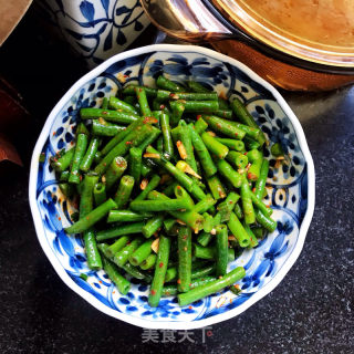 油泼豇豆的做法