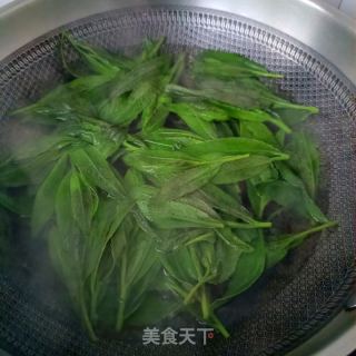 菜花小蓟拌乌鸡的做法步骤：4
