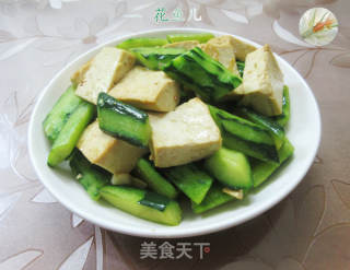 虎皮青瓜炒豆腐