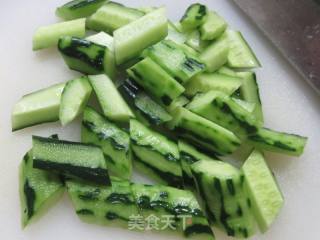 虎皮青瓜炒豆腐的做法步骤：4