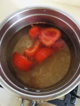 西红柿紫菜蛋花汤的做法步骤：4