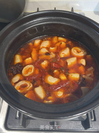 重庆酸菜红烧肉肥肠的做法步骤：9