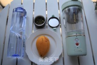 绿茶芒果饮的做法步骤：1