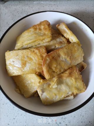香煎豆腐的做法步骤：5