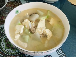 冬瓜鱼头炖豆腐的做法步骤：9