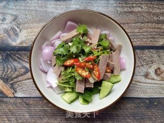 洋葱荷兰黄瓜拌驴肉的做法步骤：6